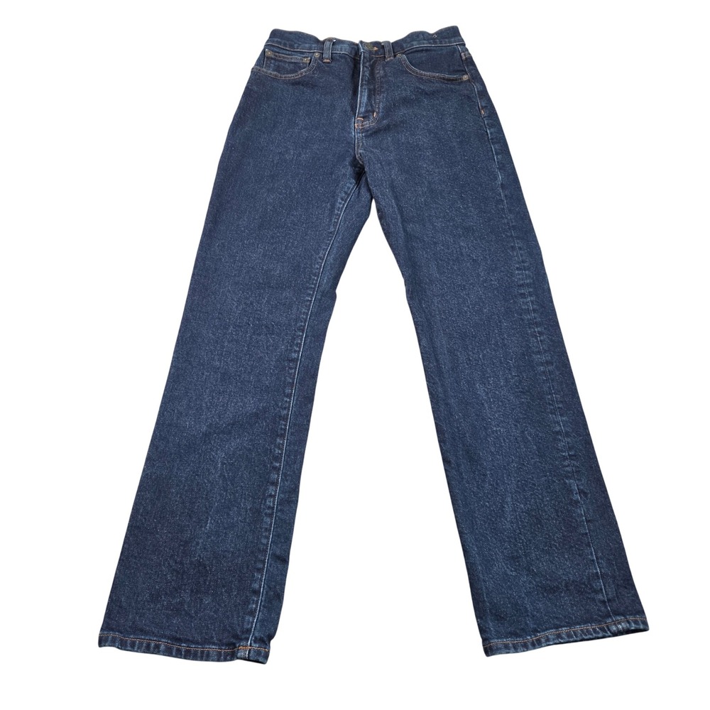 Madewell 90s Straight Jeans Womens 27 Blue Dark Wash High Rise Denim Indigo